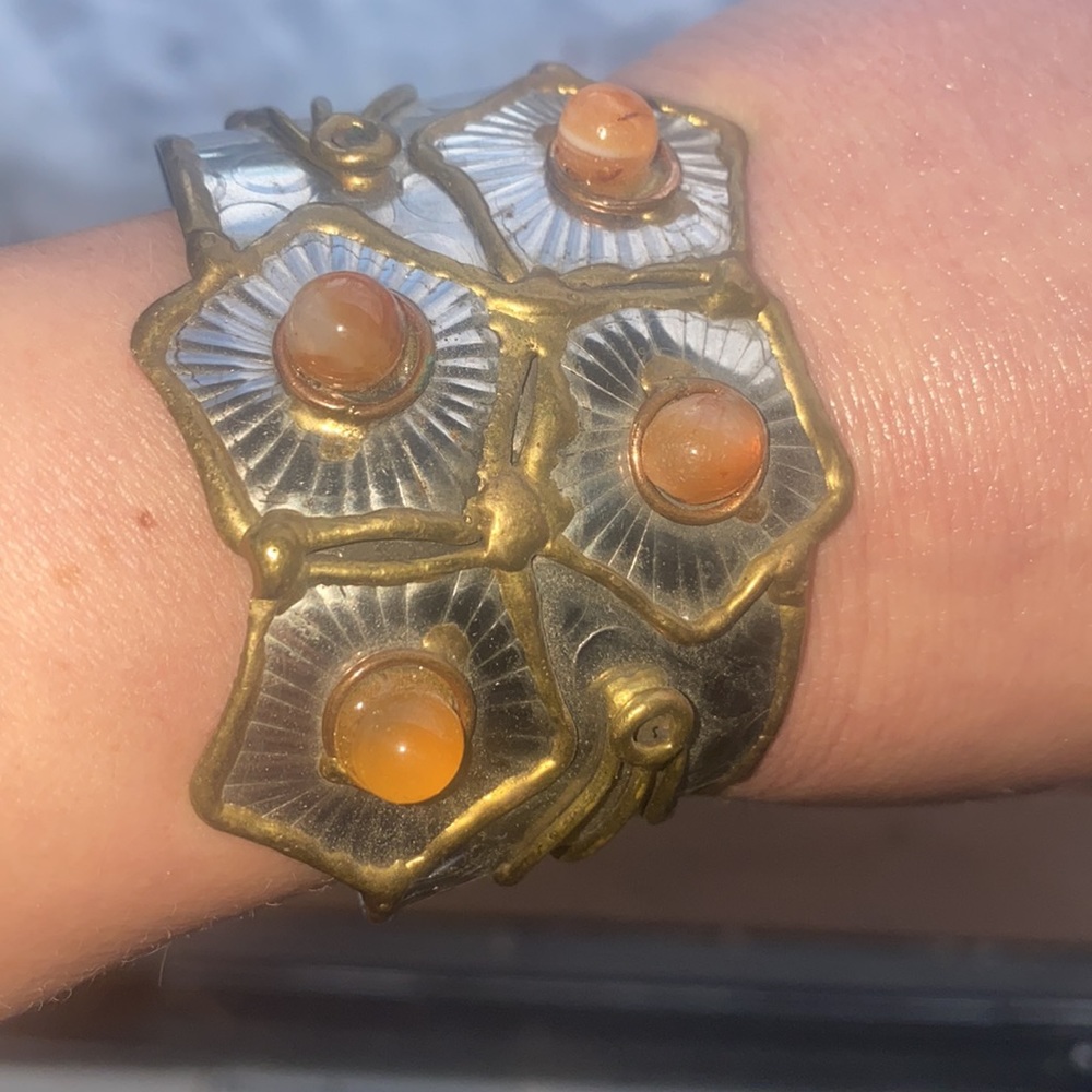 Handmade cuff bracelet - Picture 2 of 2